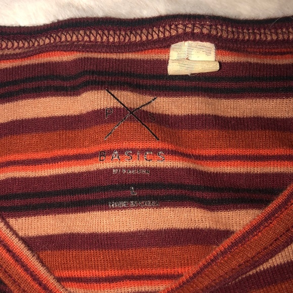 Pacsun stripped shirt size Large - Picture 2 of 3